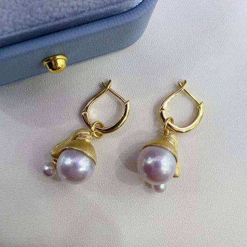 11-12mm Freshwater Pearl "Girl Pendant" Necklace - House Of Pearls